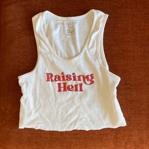 Rebel Soul Collective Ribbed Crop Tank